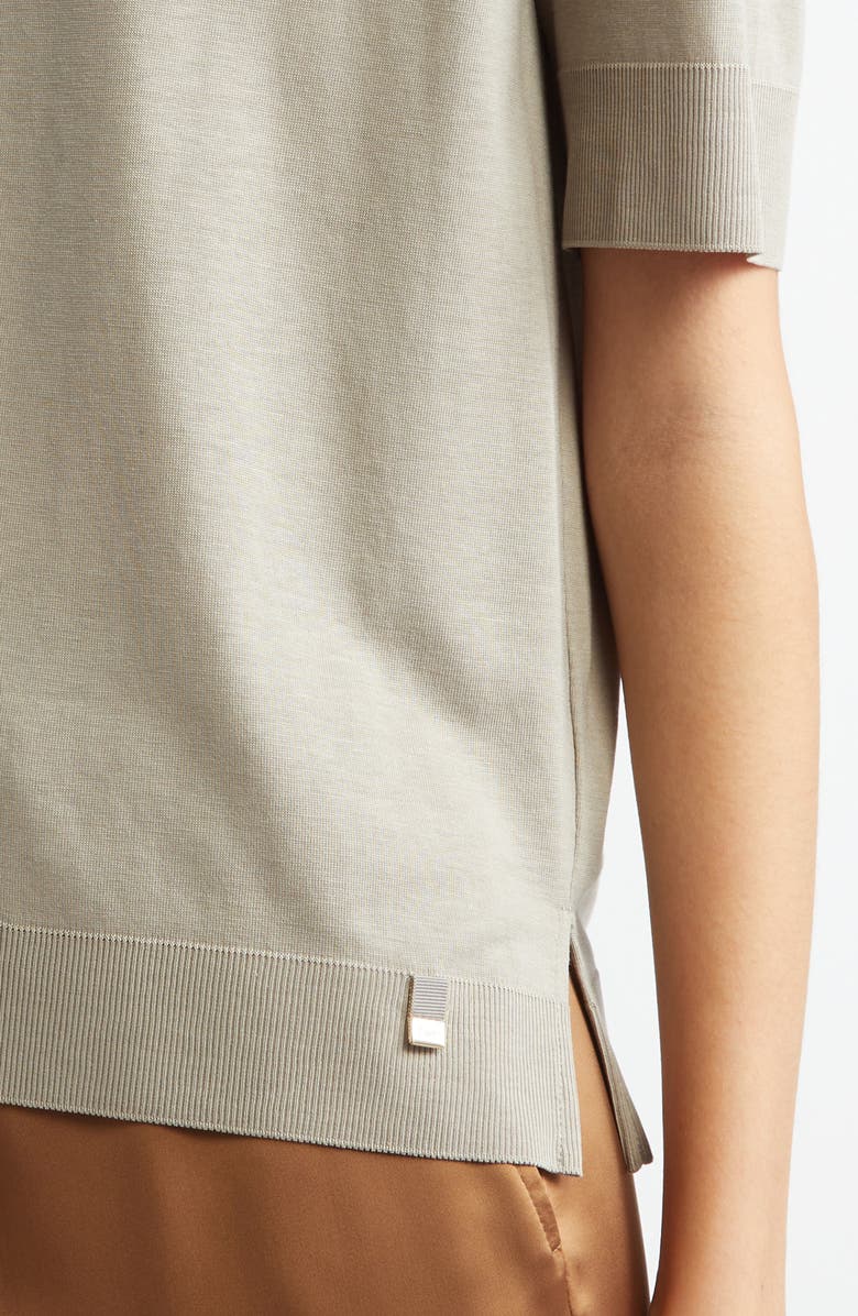 Herno Glam Knit Crewneck T-Shirt, Alternate, color,