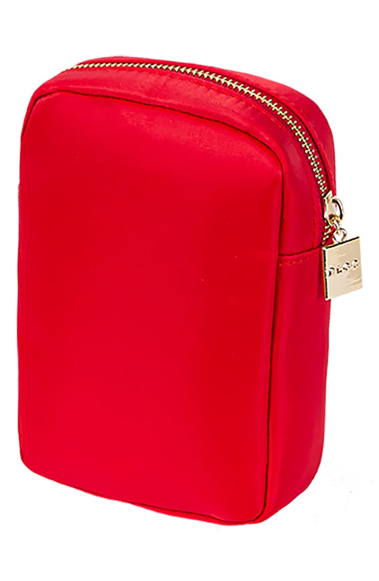 Bloc Bags Mini Heart Breaker Cosmetics Bag, Alternate, color, Red