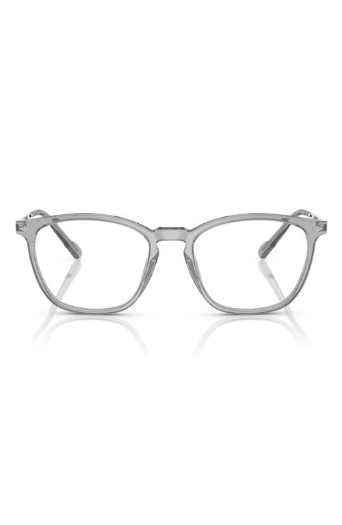 Vogue 51mm Pillow Optical Glasses In Transparent Grey