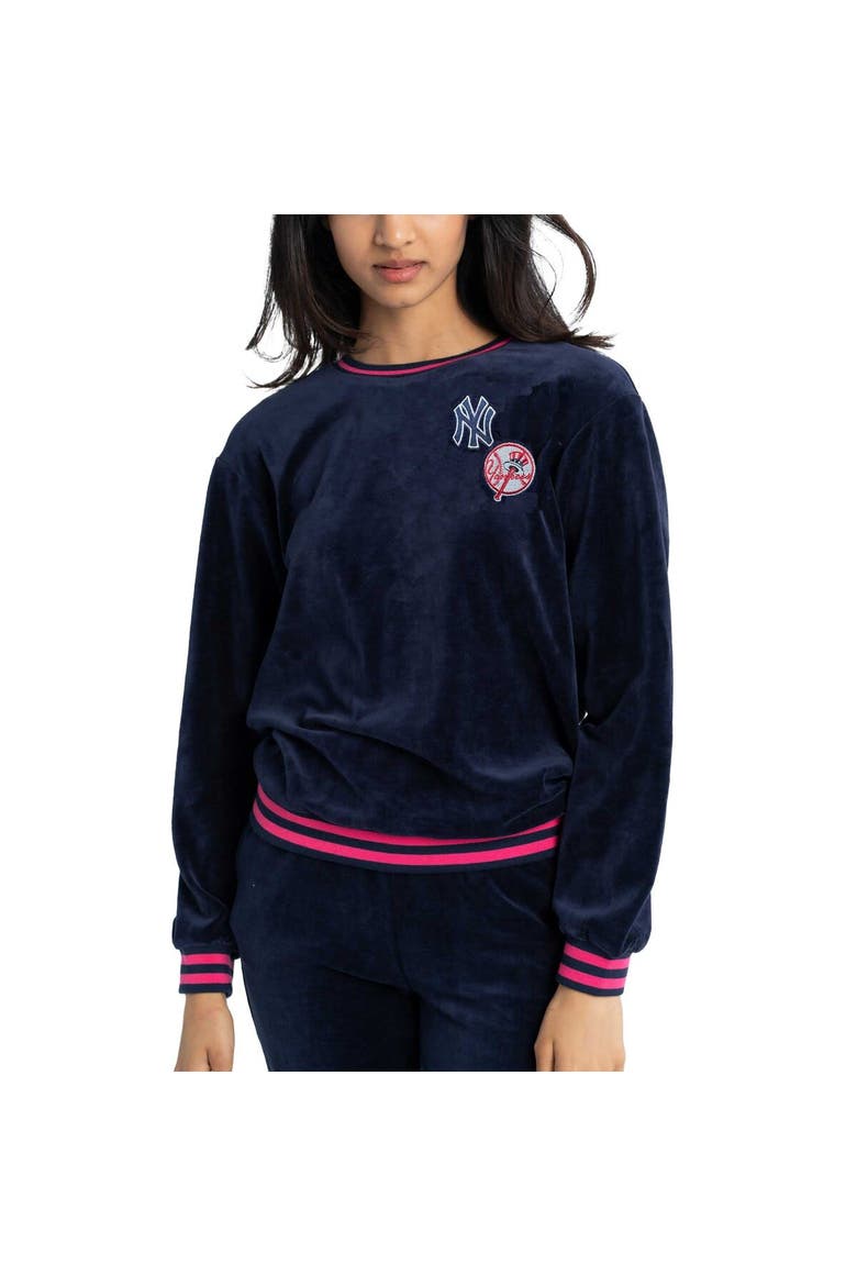 Womens Lusso  Navy New York Yankees Neely Naveen Set, Main, color, Navy