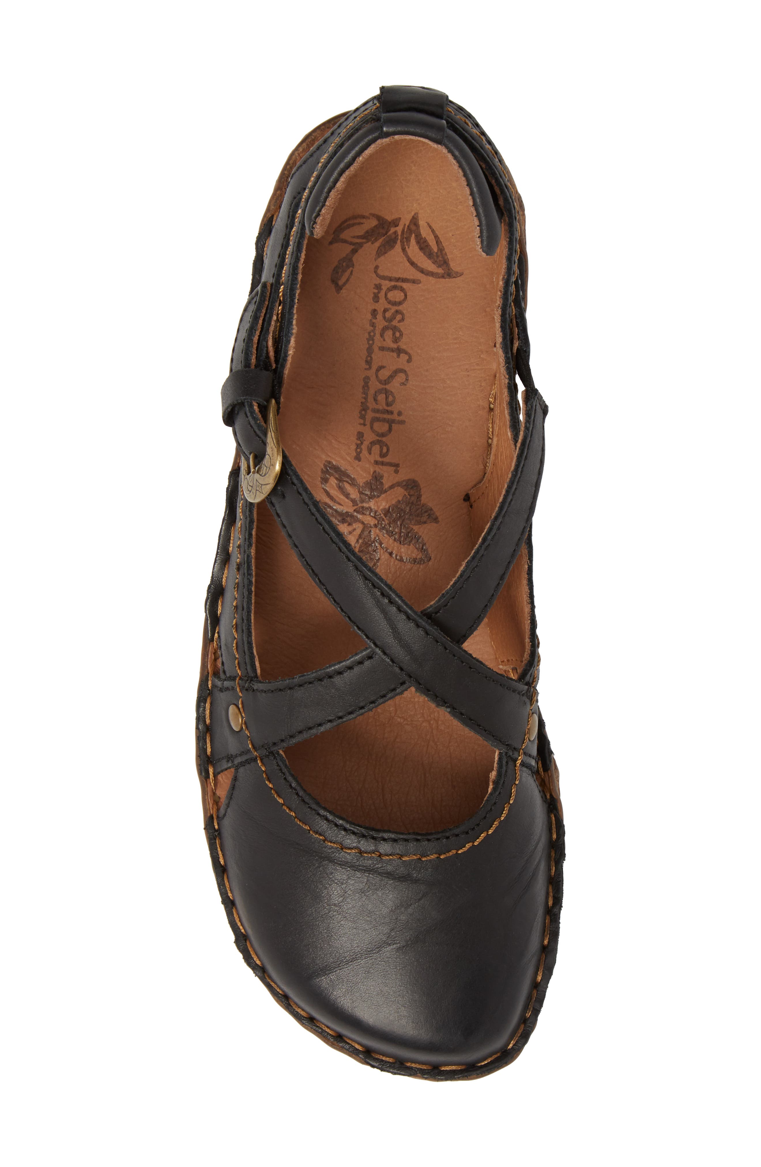 Rosalie 13 Sandal, Alternate, color, BLACK LEATHER