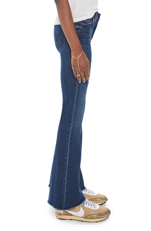 MOTHER MOTHER FRAY HEM BOOTCUT JEANS