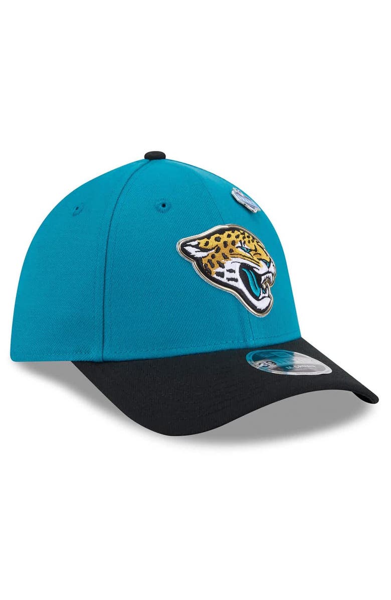 New Era Men's New Era Teal/Black Jacksonville Jaguars 2026 NFL Draft 39THIRTY M-Crown Flex Hat, Alternate, color, Teal