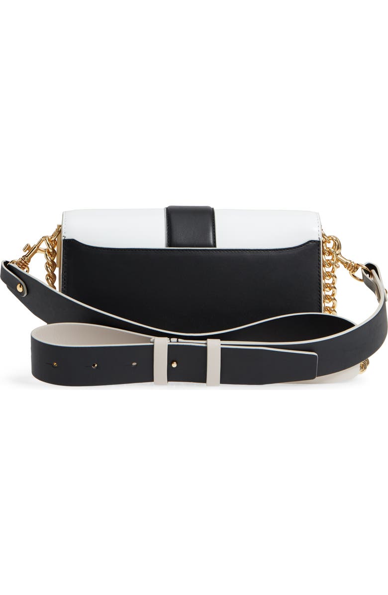 Diane von Furstenberg Bonne Journée Half Moon Leather Crossbody Bag, Alternate, color,