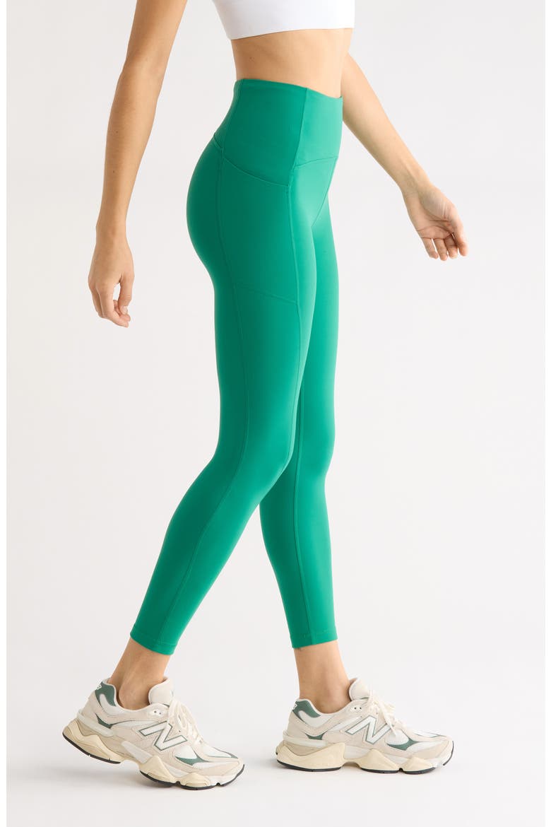 Studio Luxe High Waist Pocket 7/8 Leggings, Alternate, color, GREEN GLADE