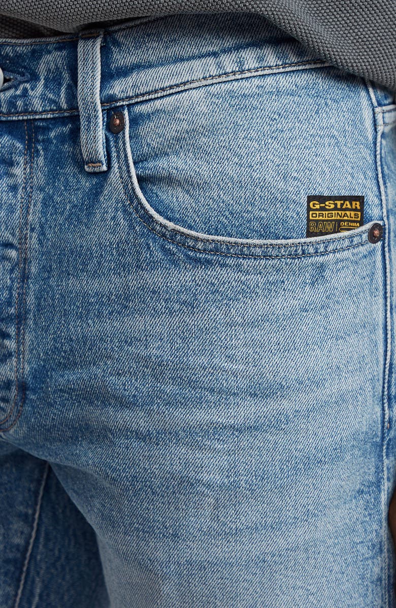 G-STAR 3301 Slim Jeans, Alternate, color, Vintage Blue Vapour