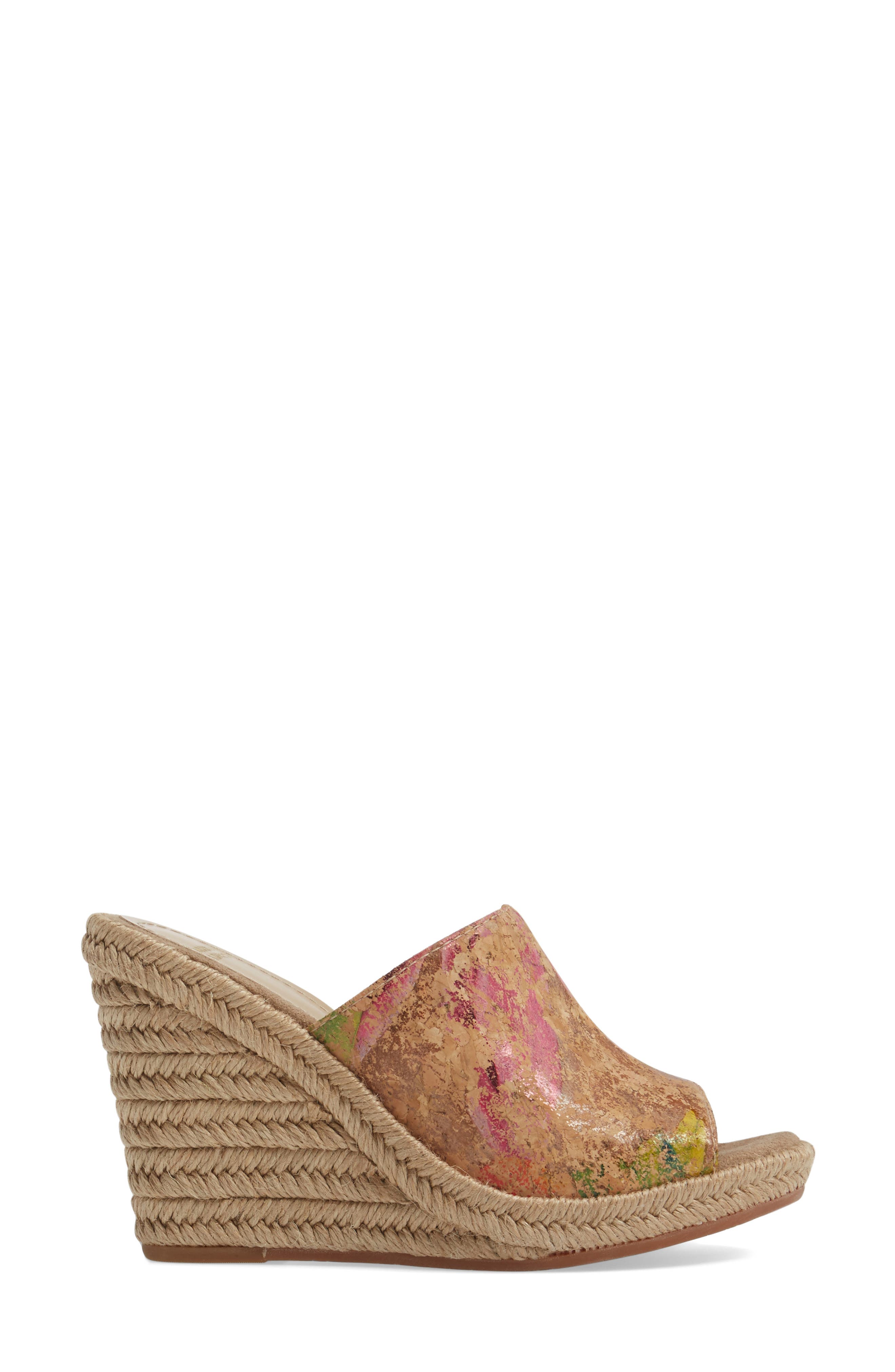 Johnston & Murphy Myrah Wedge Slide Sandal, Alternate, color, 