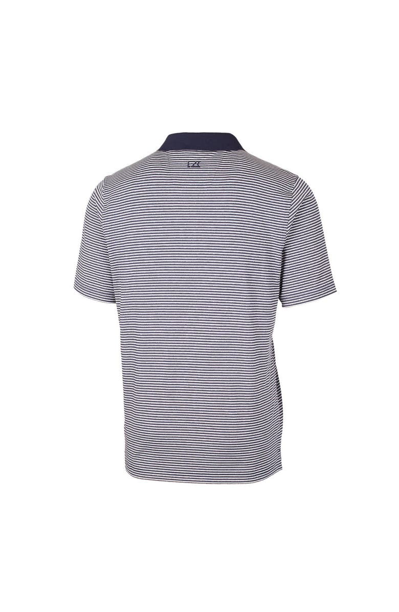 Cutter & Buck Men's Cutter & Buck Navy Detroit Lions Big & Tall Forge Tonal Stripe Stretch Polo, Alternate, color, 