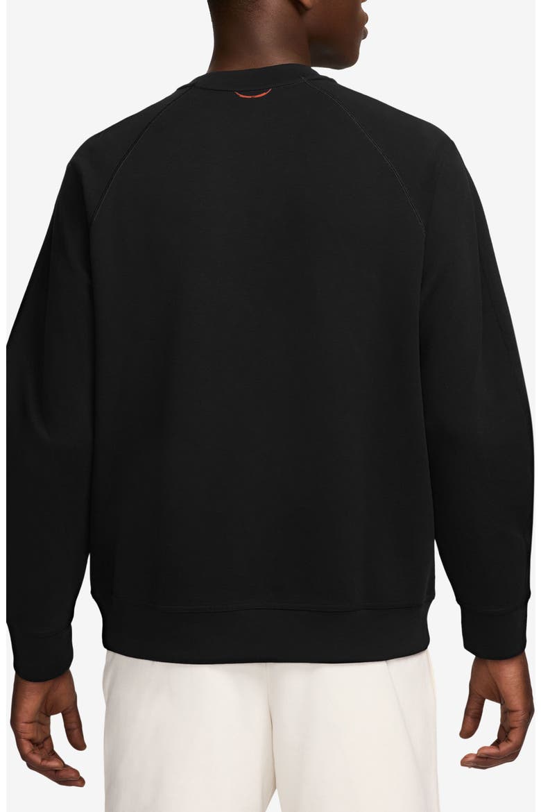 24.7 ImpossiblySoft Dri-FIT Crew Sweatshirt, Alternate, color, 010 BLACK/DKSKGY