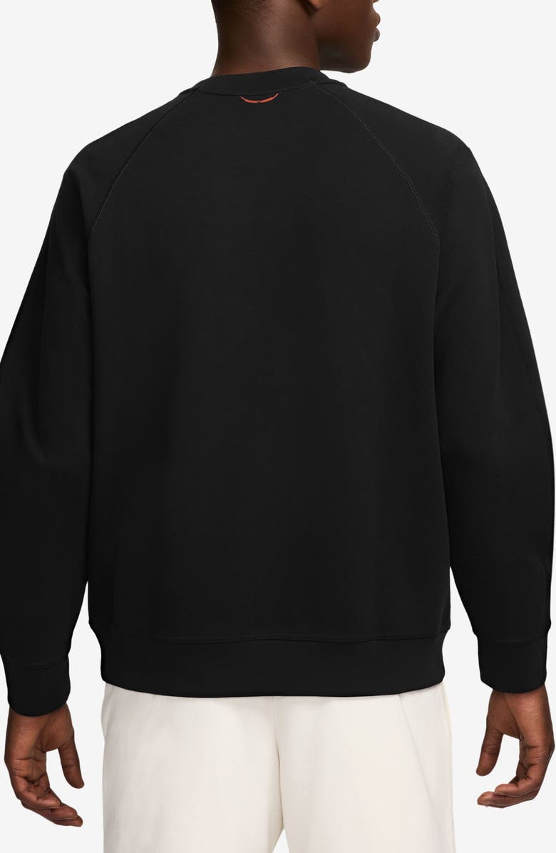 Nike 24.7 ImpossiblySoft Dri-FIT Crew Sweatshirt, Alternate, color, Black/ Dk Smoke Grey