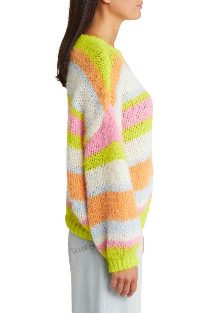 VERO MODA Laney Stripe Pullover Sweater, Alternate, color,