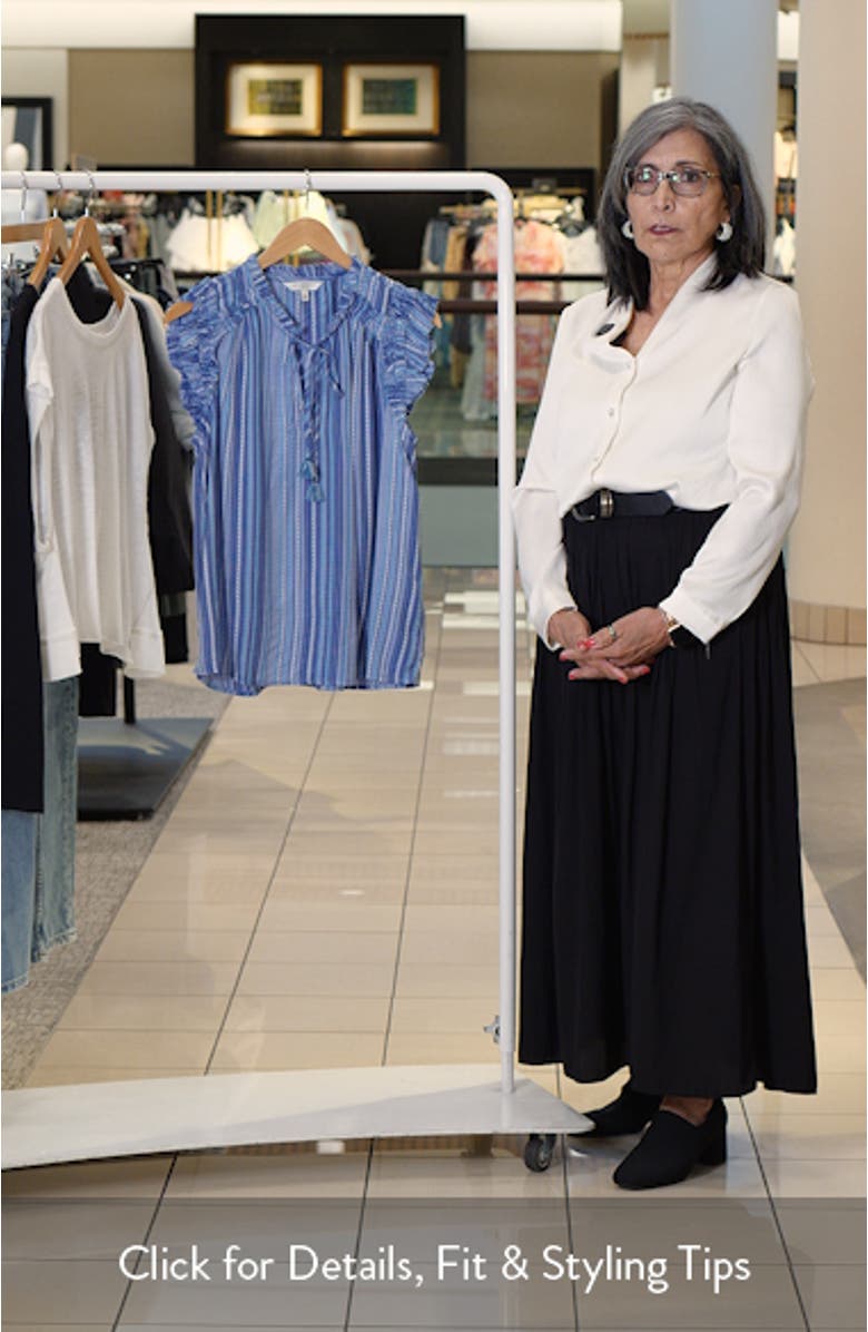 Ruffle Flutter Sleeve Top, sales video thumbnail
