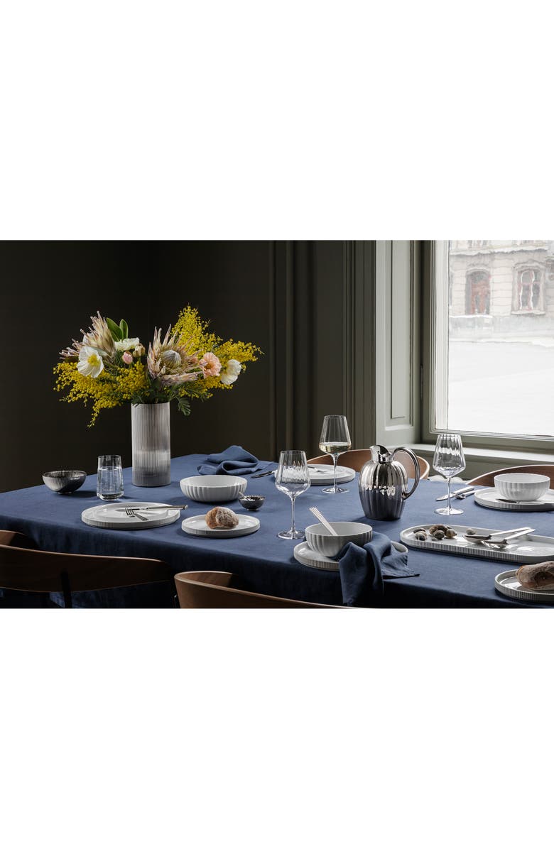 Georg Jensen Bernadotte Serving Platter, Alternate, color, White