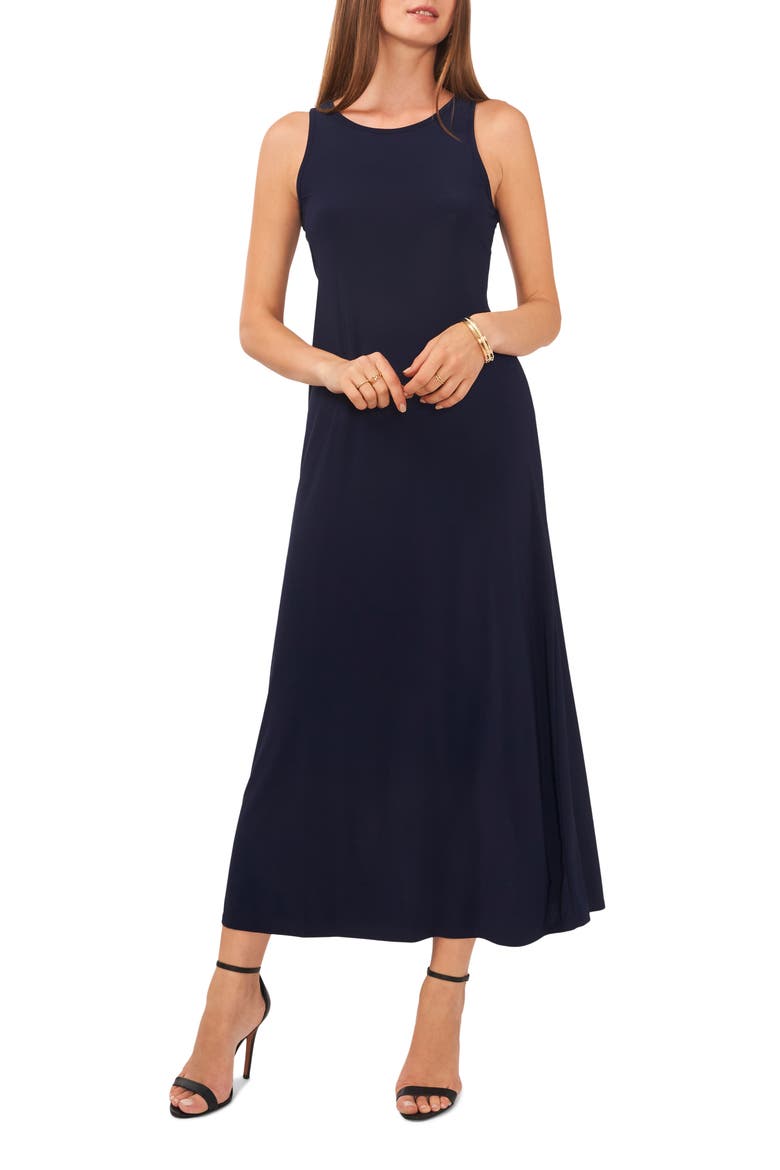 Sleeveless Maxi Dress, Main, color, CLASSIC NAVY