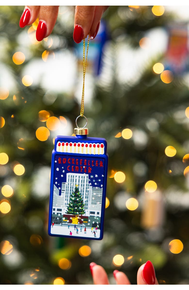 Furbish Matchbook Ornament - Rockefeller Center, Alternate, color, 