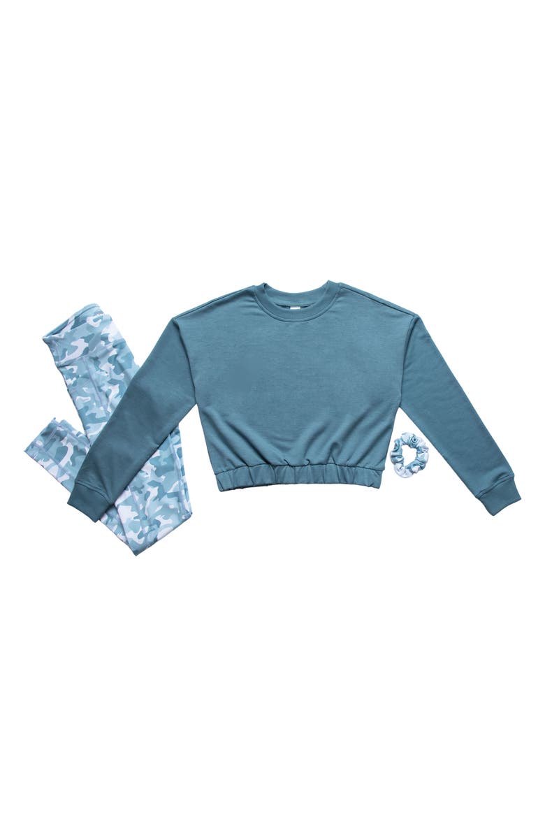 90 DEGREE BY REFLEX Kids' Sweater & Leggings Set, Main, color, 