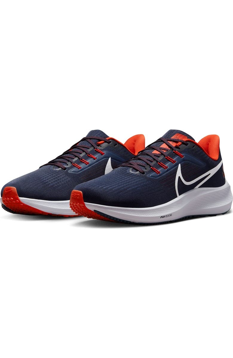 Nike Unisex Nike Navy Virginia Cavaliers Zoom Pegasus 39 Running Shoe, Alternate, color,