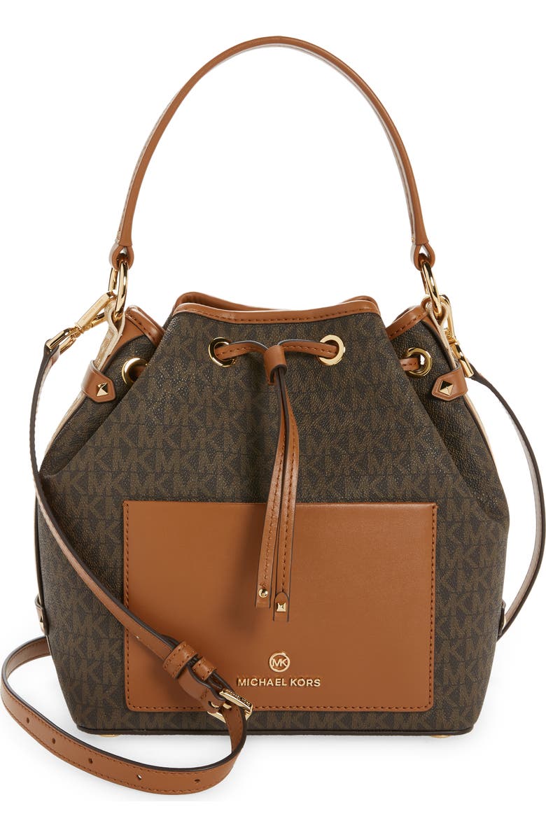 MICHAEL Michael Kors Maeve Medium Bucket Bag, Main, color,