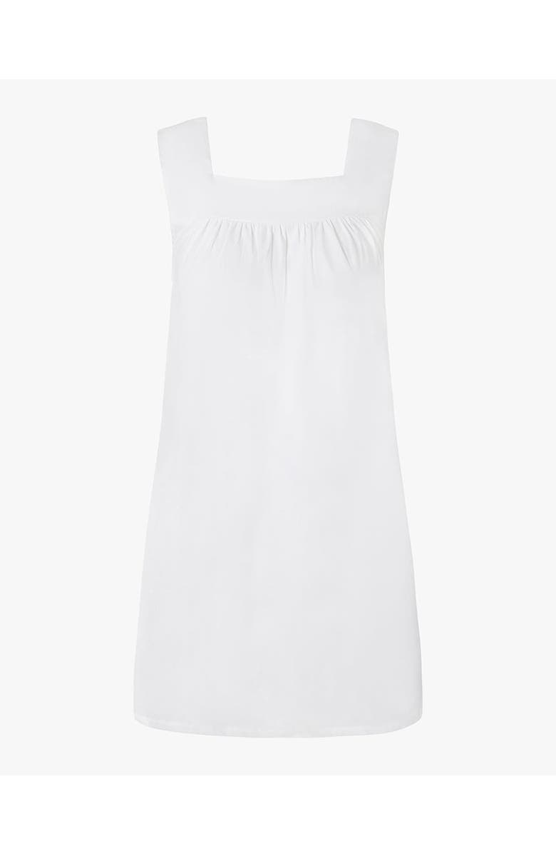 WeWoreWhat Square Neck Babydoll Mini Dress, Alternate, color,