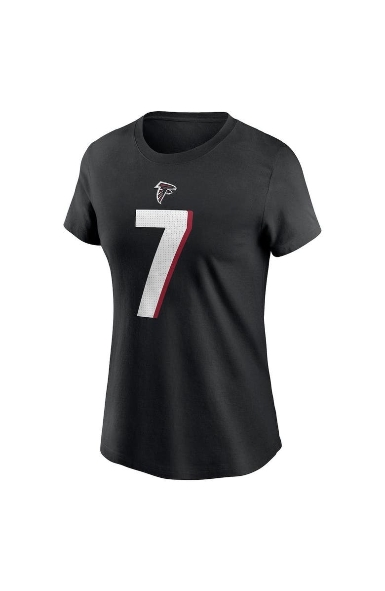 Nike Women's Nike Bijan Robinson Black Atlanta Falcons 2023 NFL Draft First Round Pick Player Name & Number T-Shirt, Alternate, color, Black