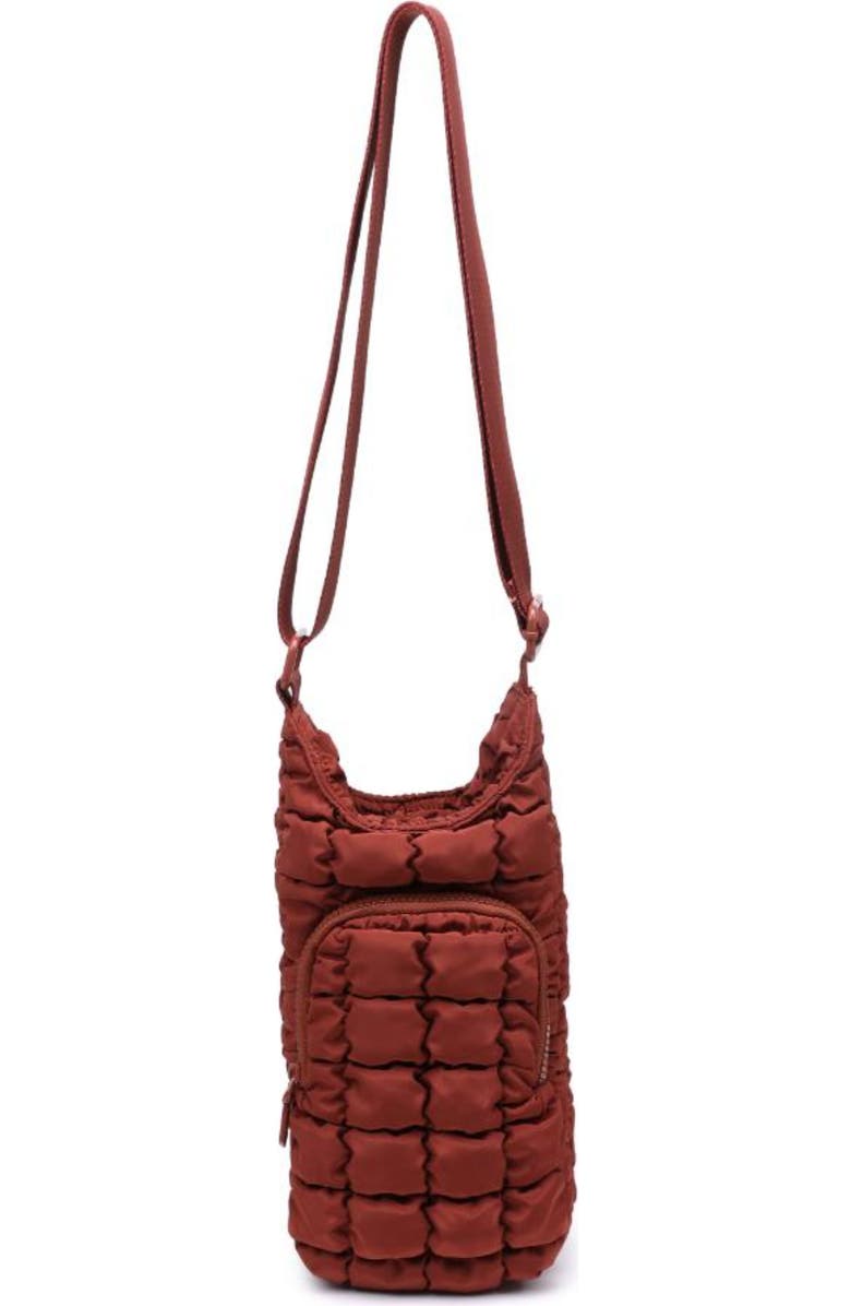 Sol and Selene Let It Flow - Quilted Puffer Bag, Main, color, Rust