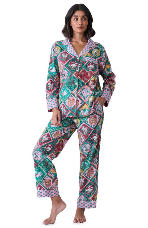 Lightweight Flannel Long PJ Set