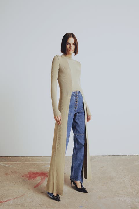 Tailed Knit Top