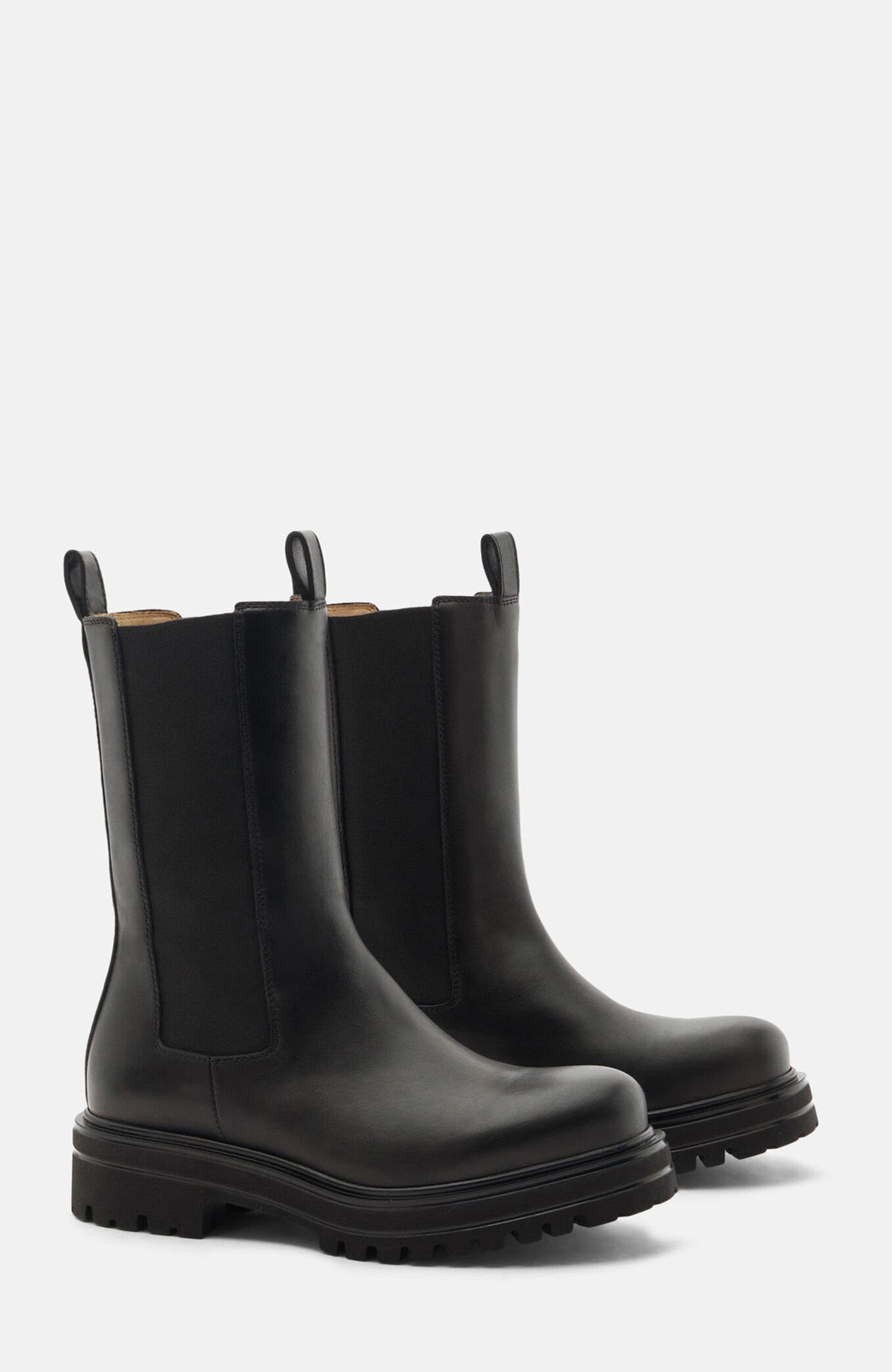 Naomi Chelsea Boots, Main, color, Black - Calf