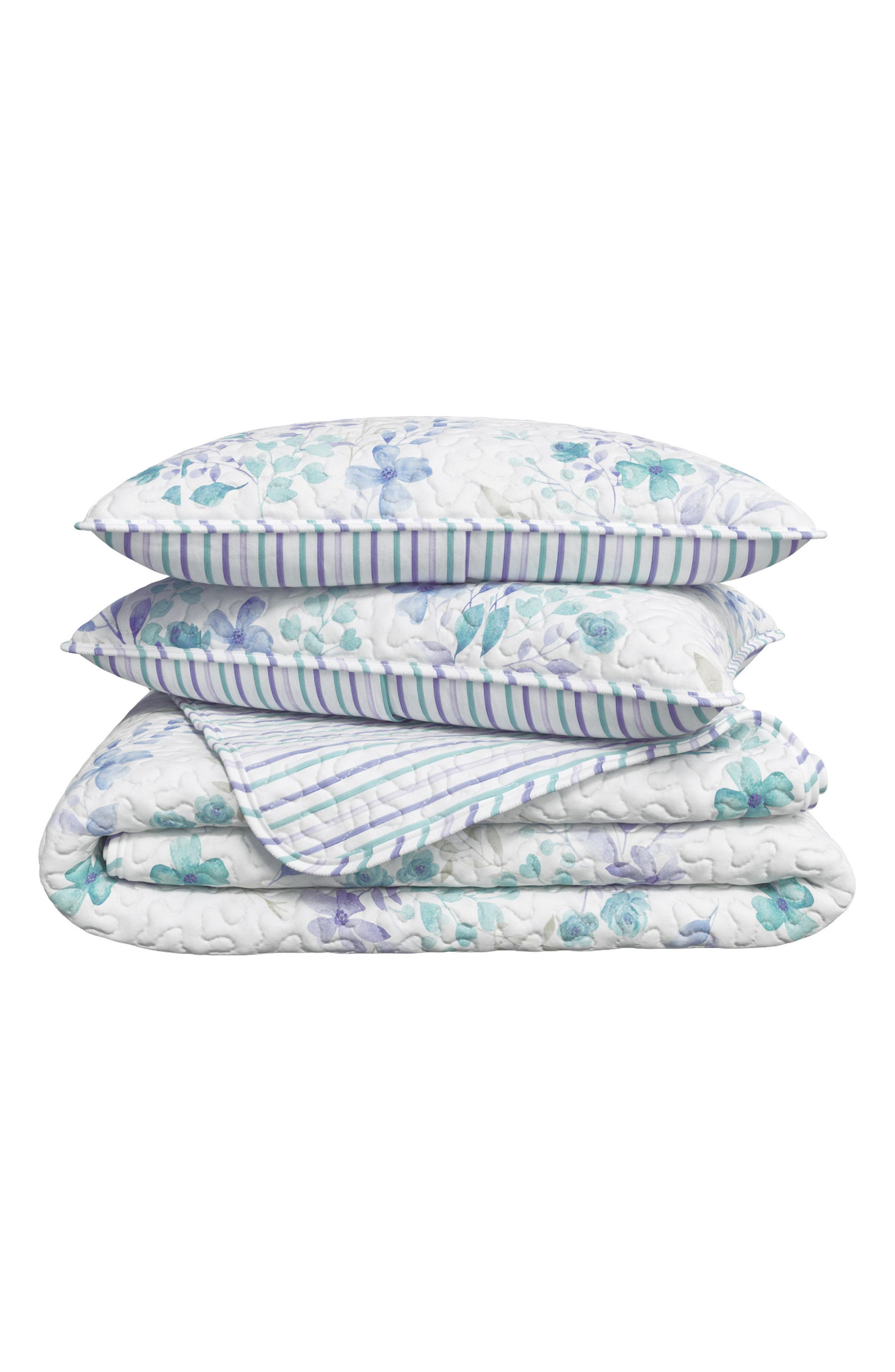 Woven & Weft Botanic Floral Quilt & Sham Set