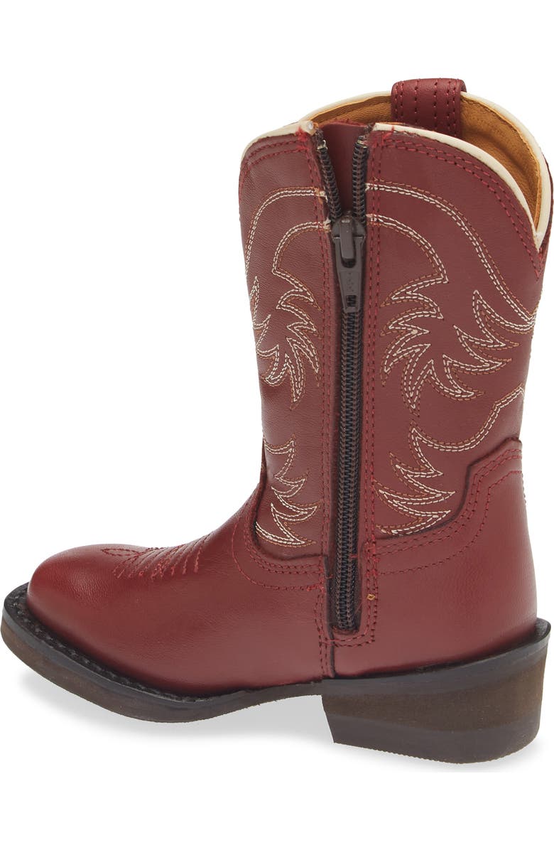 Tecovas Kids' The Annie Western Boot, Alternate, color, Scarlet