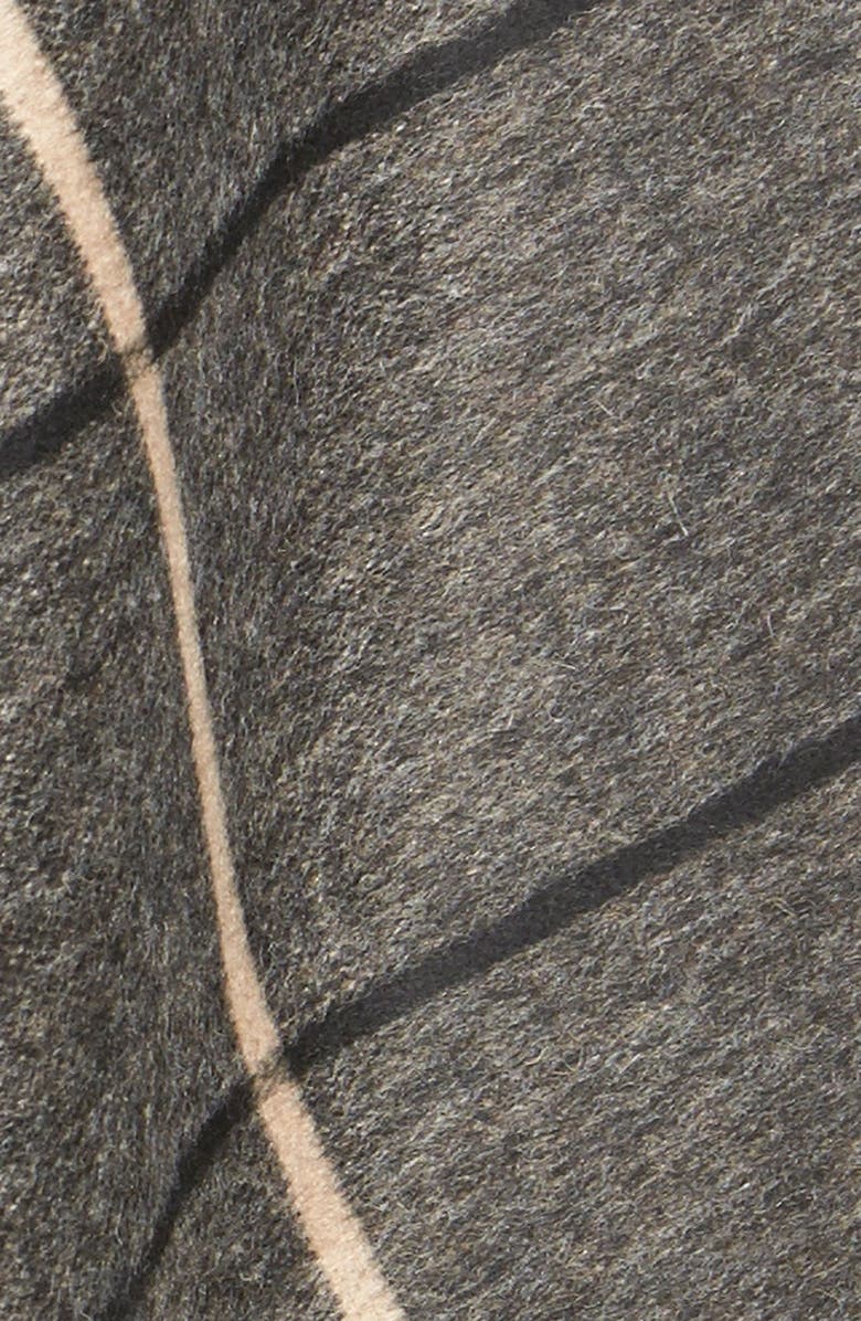 Trouvé Grid Pattern Cape, Alternate, color,
