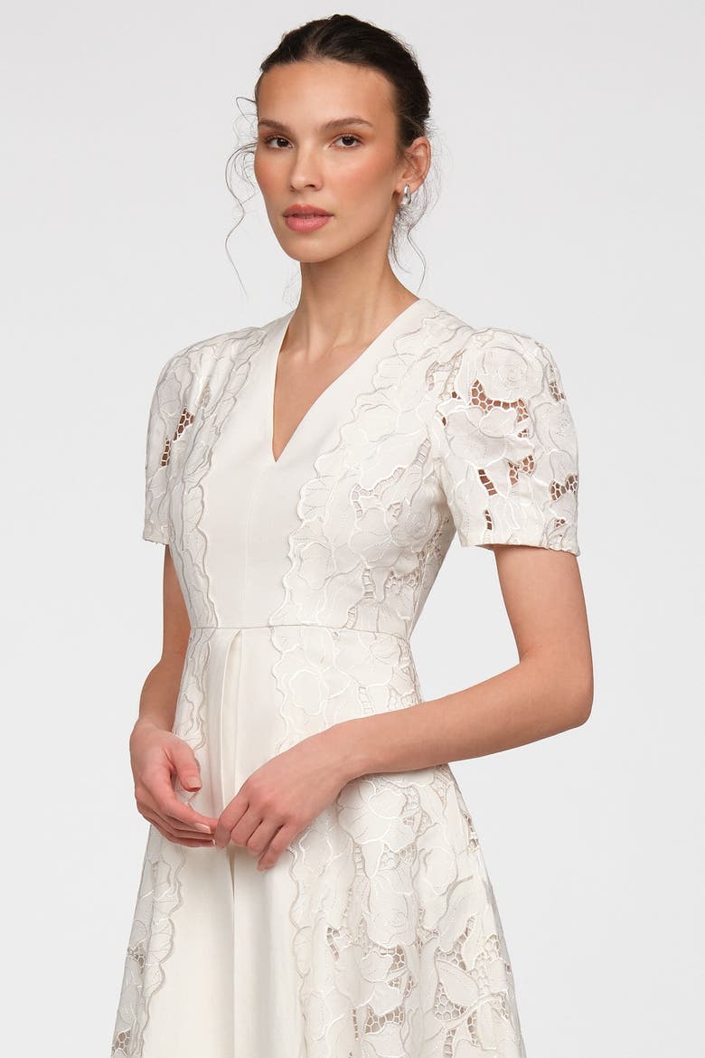Amal Linen Dress, Alternate, color, White