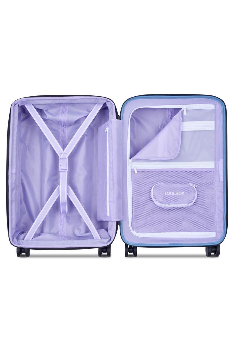 Spin Me Away Expandable 20" Carry-On Spinner, Alternate, color, Zinc Blue