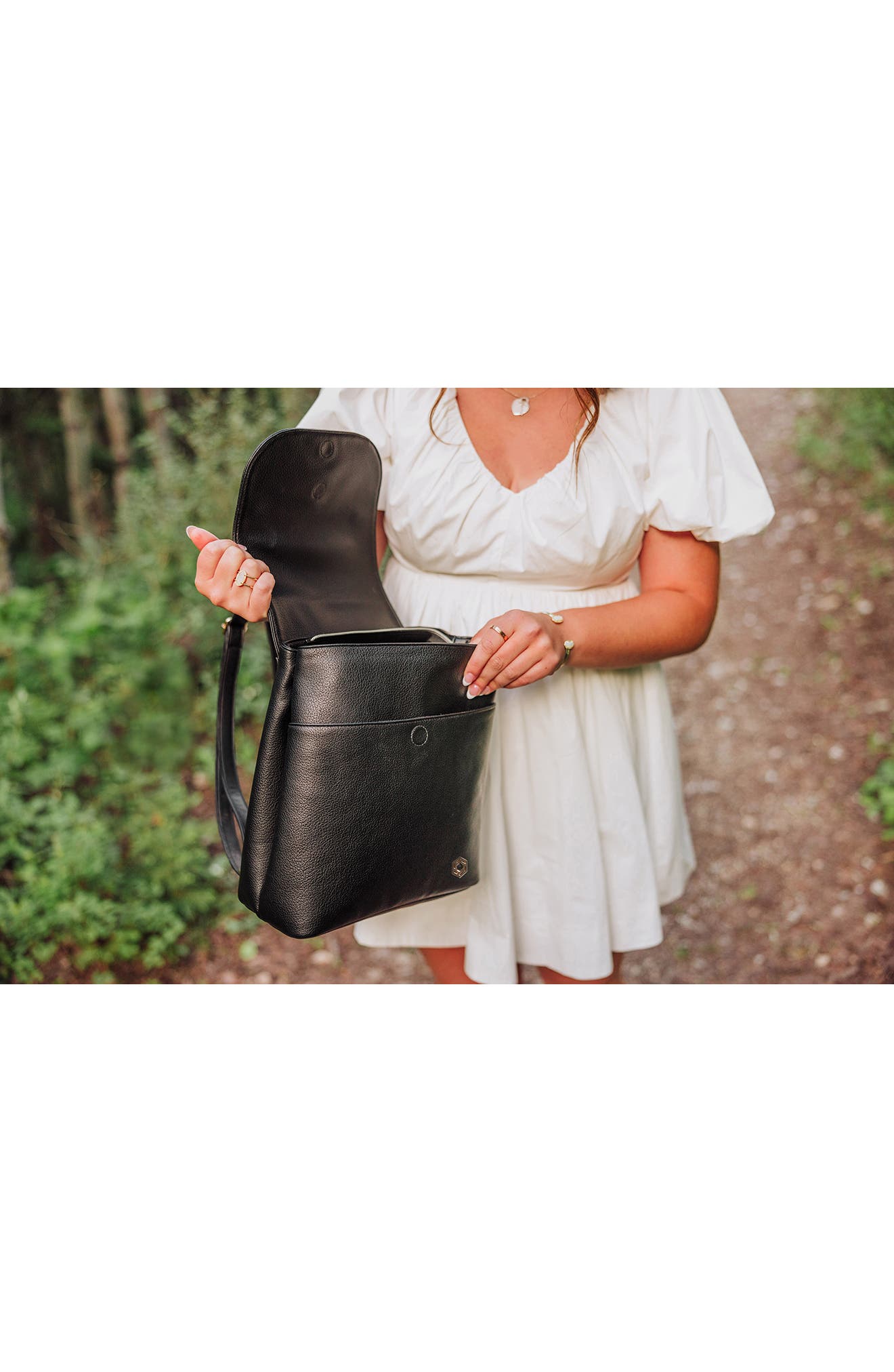 Downtown Mini Cooler Backpack, Alternate, color, BLACK
