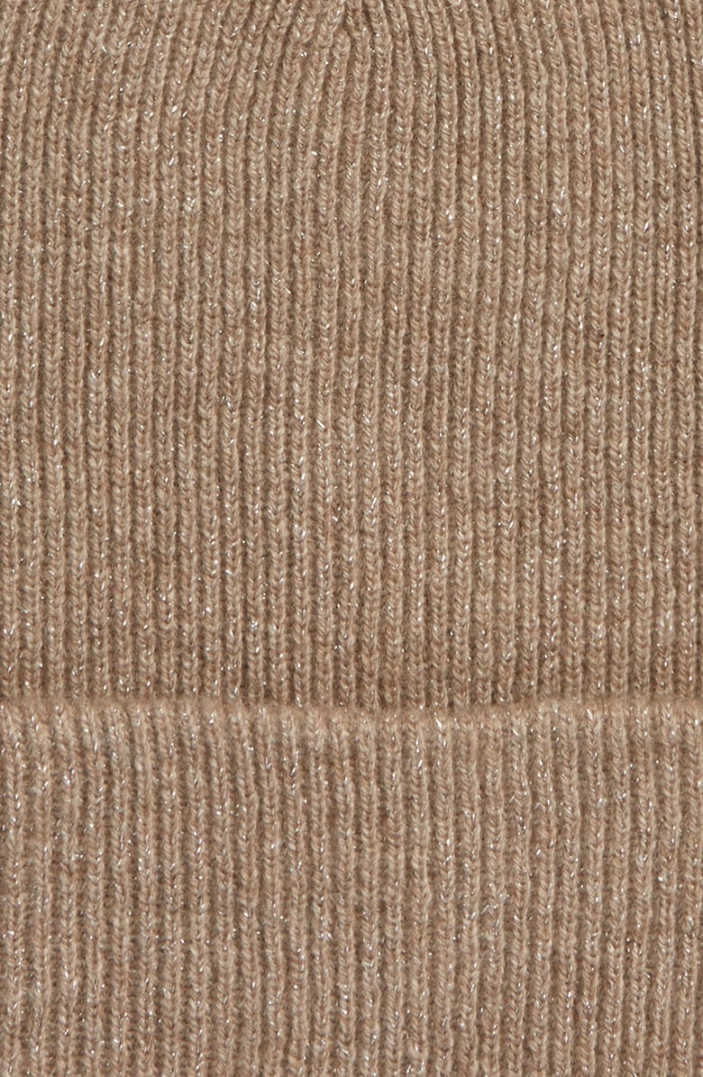 Brunello Cucinelli Sparkle Cashmere Beanie, Alternate, color,