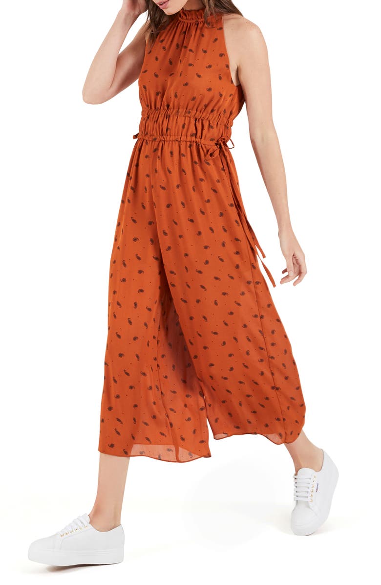 Cooper St Vienna Crop Wide Leg Jumpsuit, Alternate, color, 