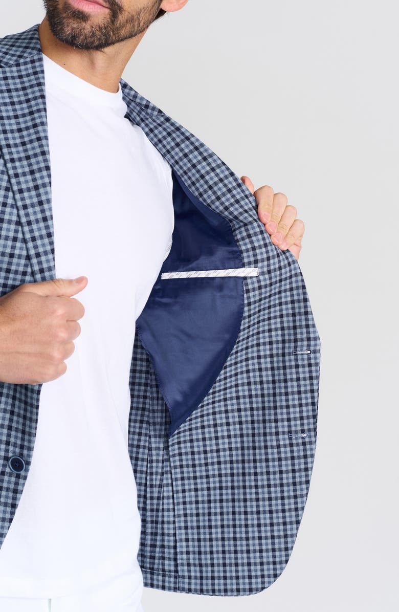 Ibiza Check Sport Coat, Alternate, color, Blue