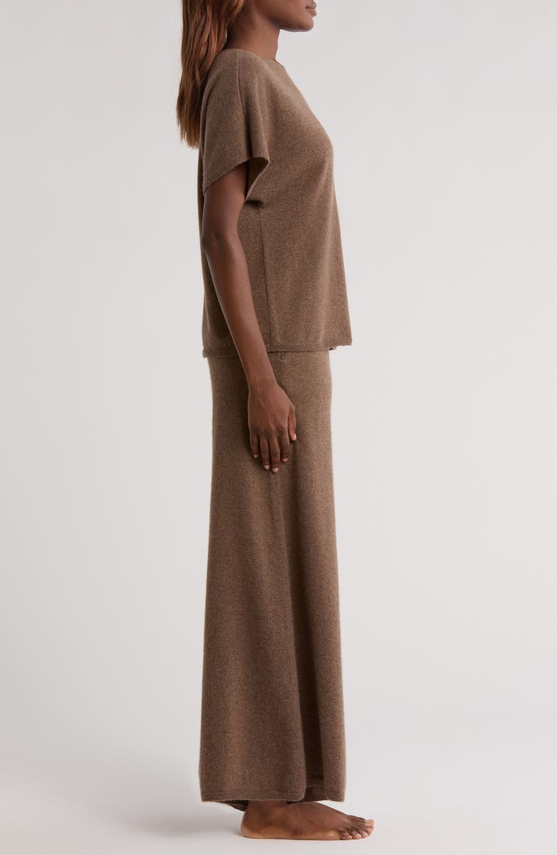 Nordstrom Cashmere Lounge Set, Alternate, color, Brown Medium Heather
