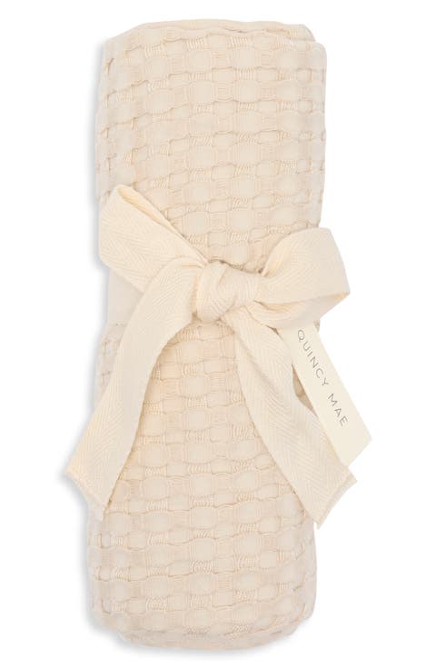 Waffle Knit Baby Blanket