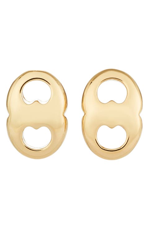 Gemini Link Stud Earrings
