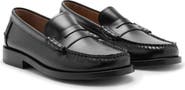 MANGO Leather Penny Loafer