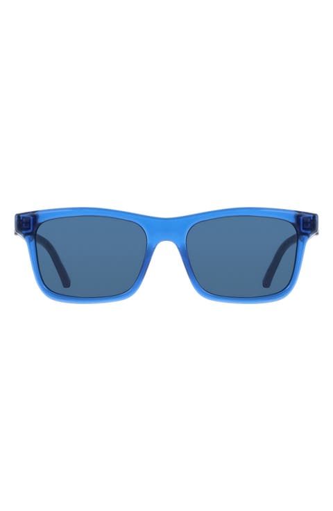 55mm Rectangular Sunglasses