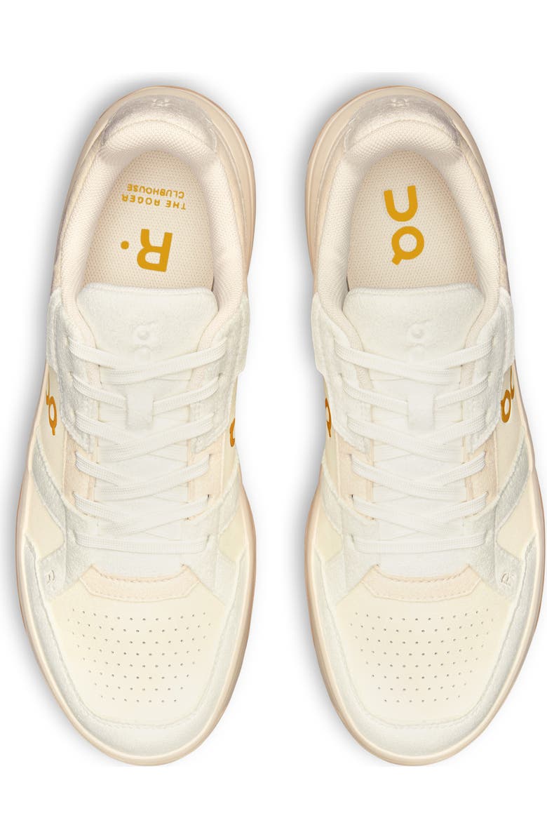 On THE ROGER Clubhouse Ace Tennis Sneaker, Alternate, color, Ivory/ Dew