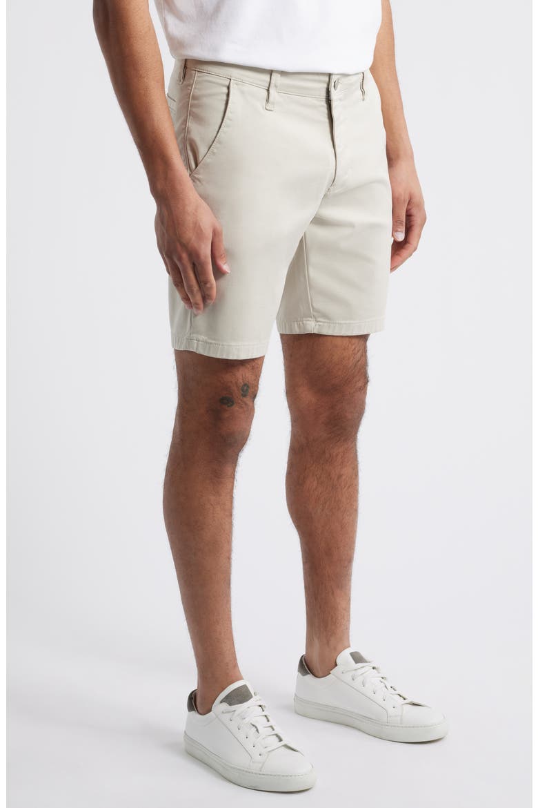Arizona Slim Fit Flat Front CoolMax® Chino Shorts, Alternate, color, TAN COOLMAX