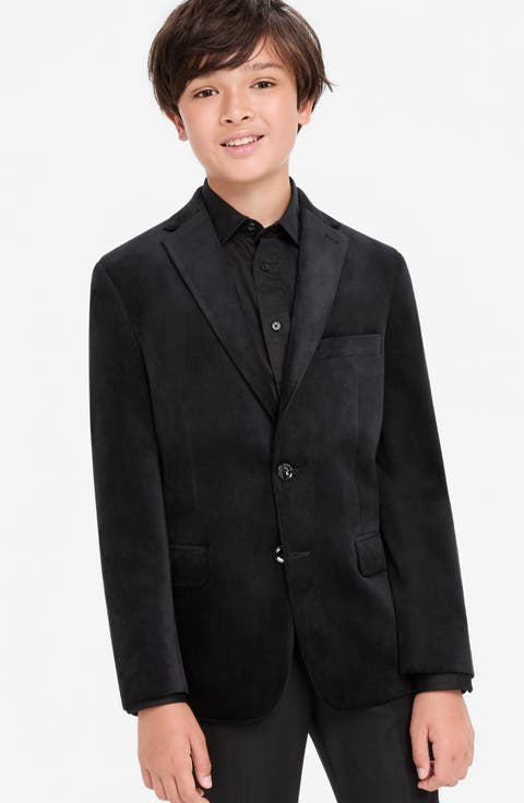 Kids' Velvet Suit Jacket