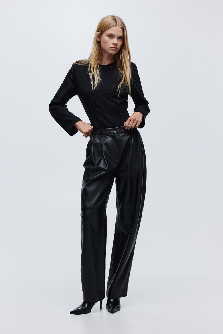 Waisted Body, Alternate, color, Black