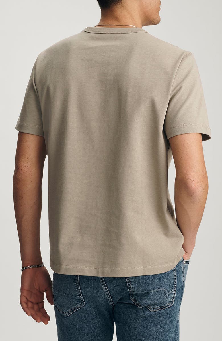 Mavi Jeans Tan Cotton Crewneck T-Shirt, Alternate, color,