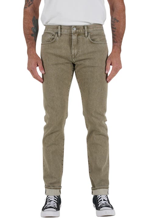 The Scissors Slim Tapered 10.5-Ounce Stretch Selvedge Jeans (Sage)