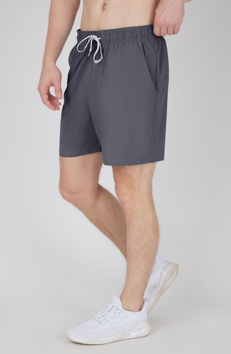 90 DEGREE BY REFLEX Warp End Zone Shorts, Alternate, color,