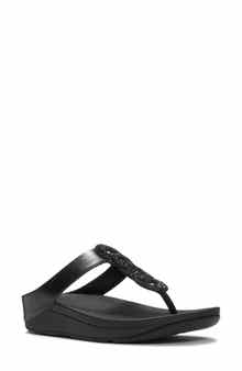 FitFlop Fino Crystal Twist T-Strap Sandal
